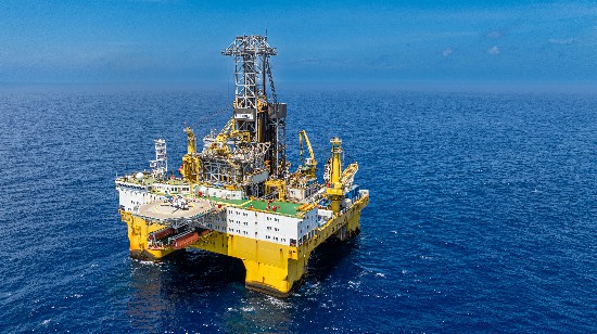 2024年8月17日，海南陵水，深海一號(hào)二期鉆井平臺(tái)。